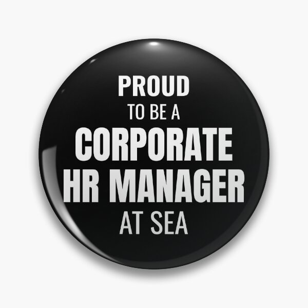 Item preview, Proud to be a Corporate HR Manager at Sea (White) designed and sold by ShipCrewNation.