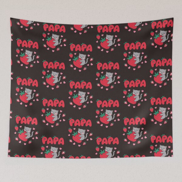 Item preview, Cute Strawberry Cat Papa designed and sold by MOCH- ART.