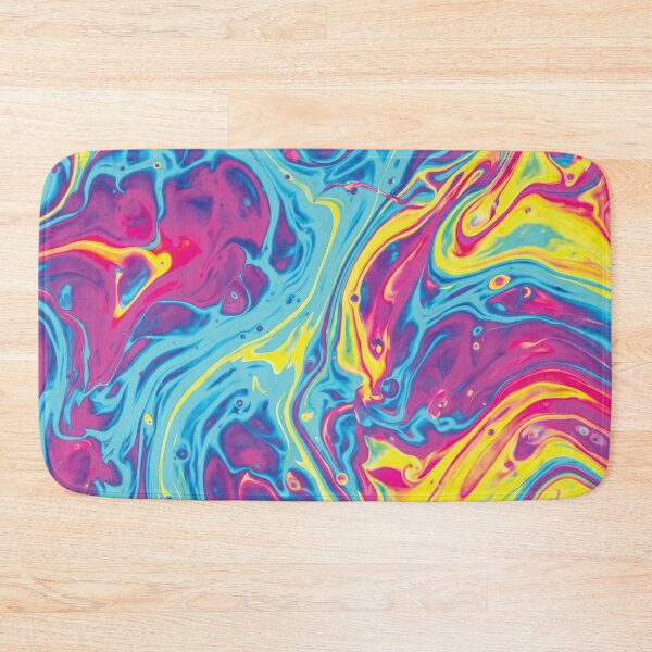 Item preview, Vibrant Psychedelic Fluid Paint Pour Abstract Art designed and sold by Designial.
