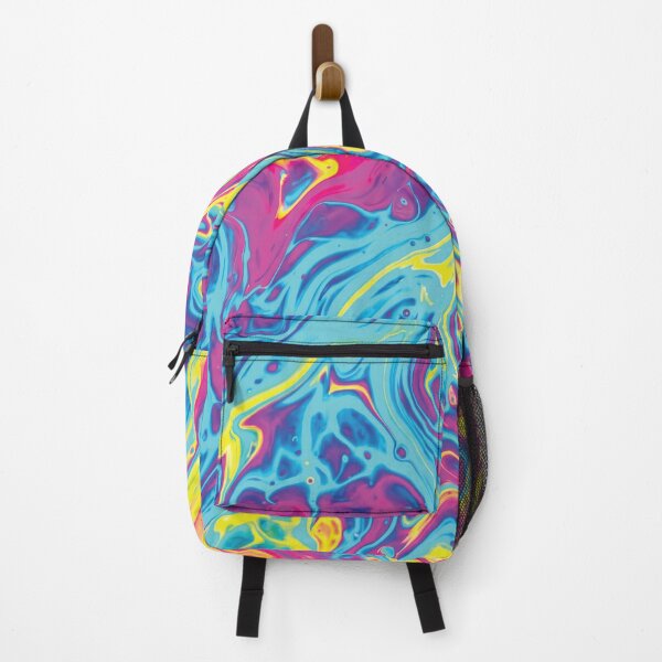 Item preview, Vibrant Psychedelic Fluid Paint Pour Abstract Art designed and sold by Designial.