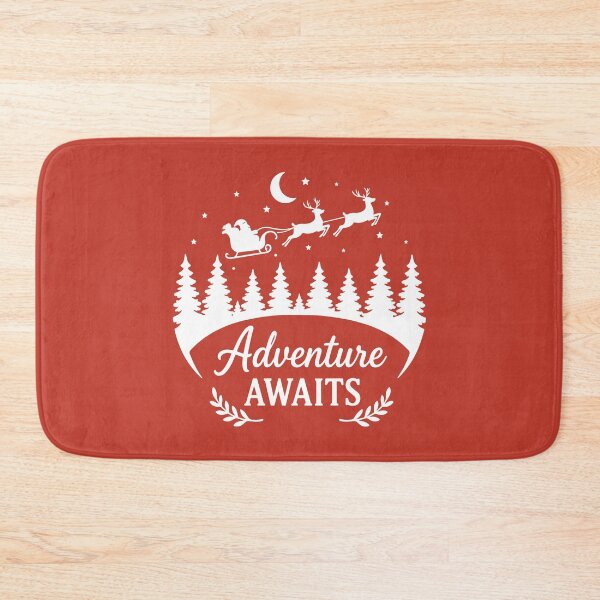 Item preview, Adventure Awaits – Festive Holiday Art designed and sold by Tklezardesigns.