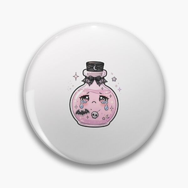 Item preview, Crying Potion Bottle - Kawaii Witchy Potion Art designed and sold by FBA.
