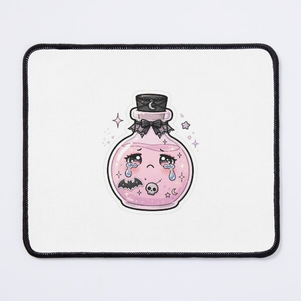 Item preview, Crying Potion Bottle - Kawaii Witchy Potion Art designed and sold by FBA.