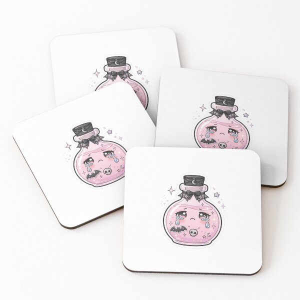 Item preview, Crying Potion Bottle - Kawaii Witchy Potion Art designed and sold by FBA.