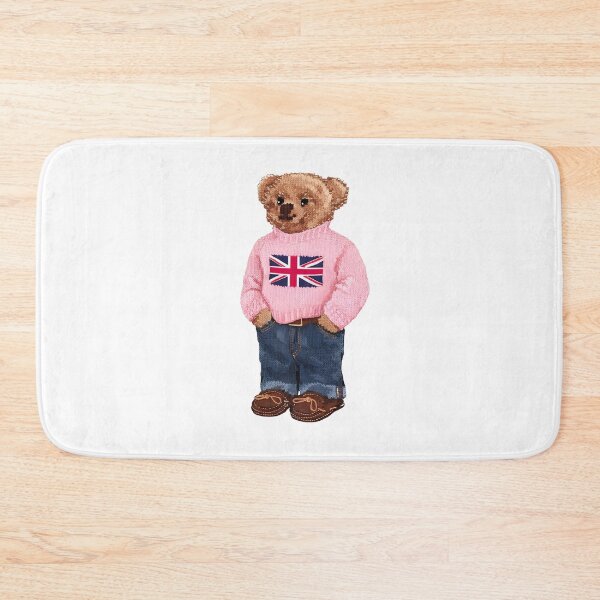 Item preview, Preppy teddy bear union jack sweater designed and sold by Atelier 44.