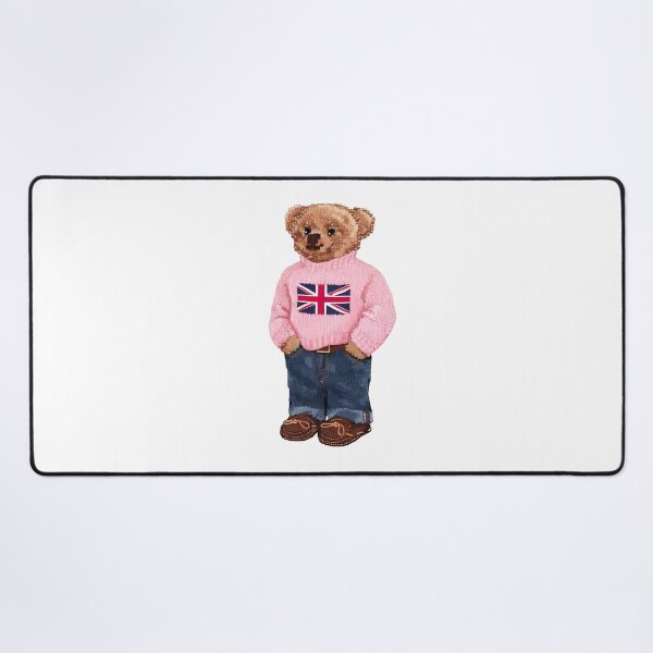 Item preview, Preppy teddy bear union jack sweater designed and sold by Atelier 44.