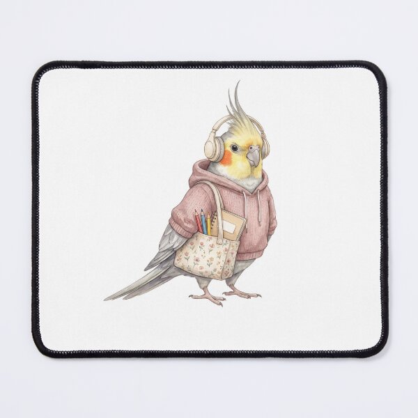 Item preview, Aesthetic Cockatiel Art Student designed and sold by Roy & Tiffany.