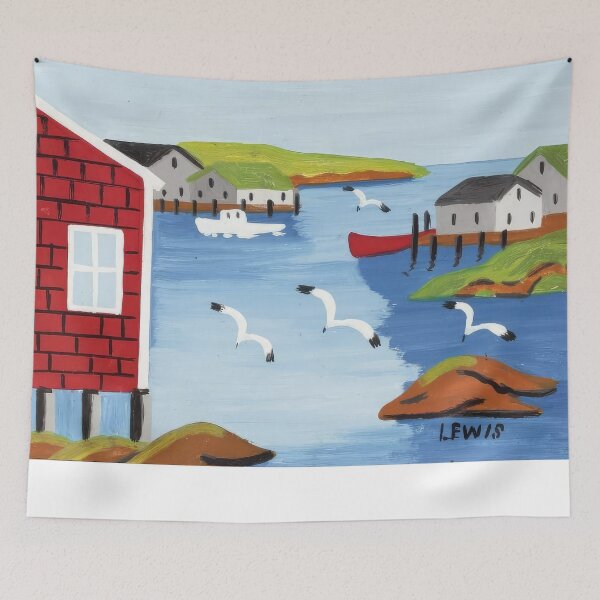 Item preview, canadian art by Maud Lewis designed and sold by Bivrgagnon.