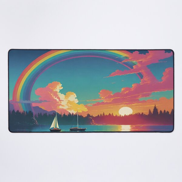 Item preview, Sunrire in lake of Rainbow designed and sold by DreamistStore.