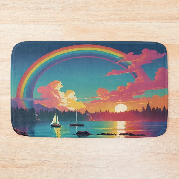 Item preview, Sunrire in lake of Rainbow designed and sold by DreamistStore.