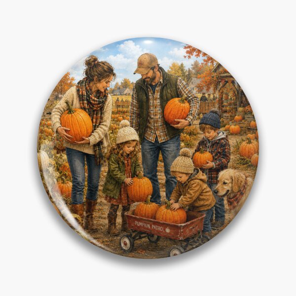 Item preview, Family Day at the Pumpkin Patch designed and sold by Novel Works Studio.