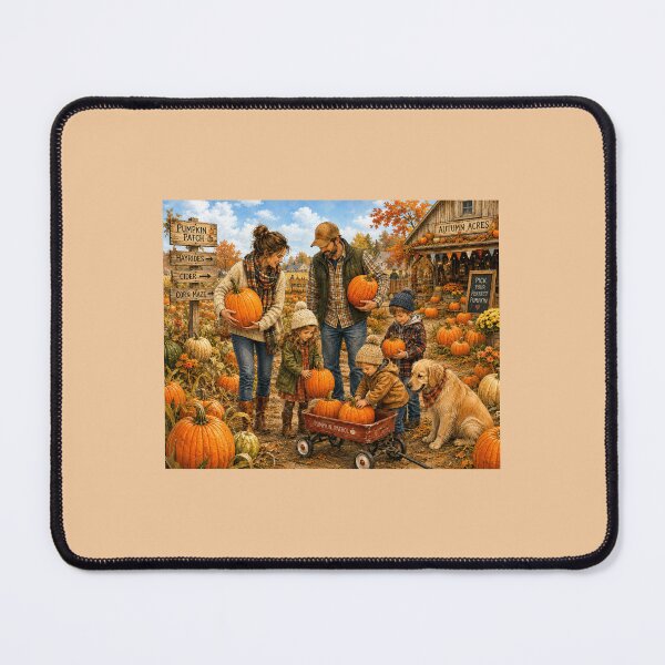 Item preview, Family Day at the Pumpkin Patch designed and sold by Novel Works Studio.