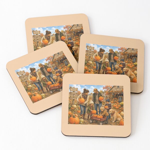 Item preview, Family Day at the Pumpkin Patch designed and sold by Novel Works Studio.
