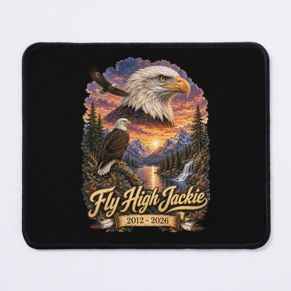 Item preview, Fly High Jackie, Vintage Jackie and Shadow Bald Eagle Graphic 2 designed and sold by Jikkermanccini.