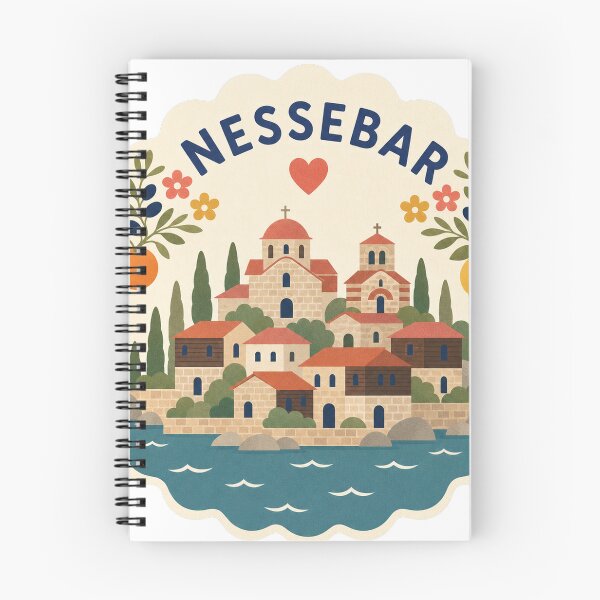 Item preview, Nessebar Bulgaria Travel Souvenir Modern Folk Art designed and sold by VisualArtsOasis.