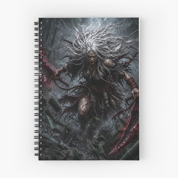 Item preview, Yama Uba Mountain Witch Berserker Art designed and sold by MouradStudio.