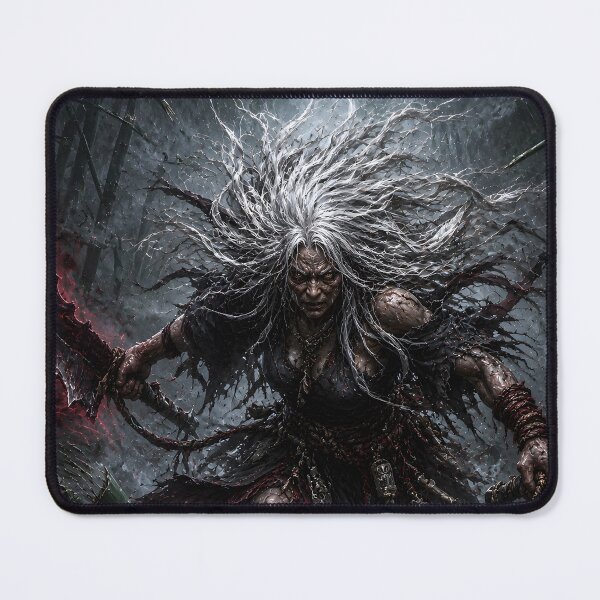 Item preview, Yama Uba Mountain Witch Berserker Art designed and sold by MouradStudio.
