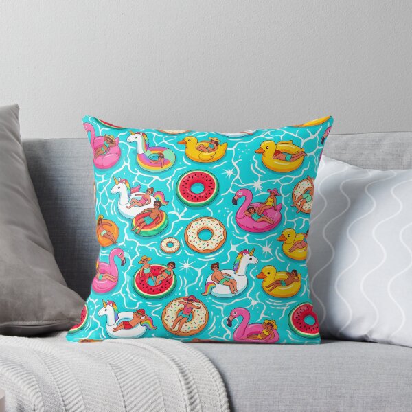 Item preview, Colorful Summer Pool Float Pattern designed and sold by DailyVines.