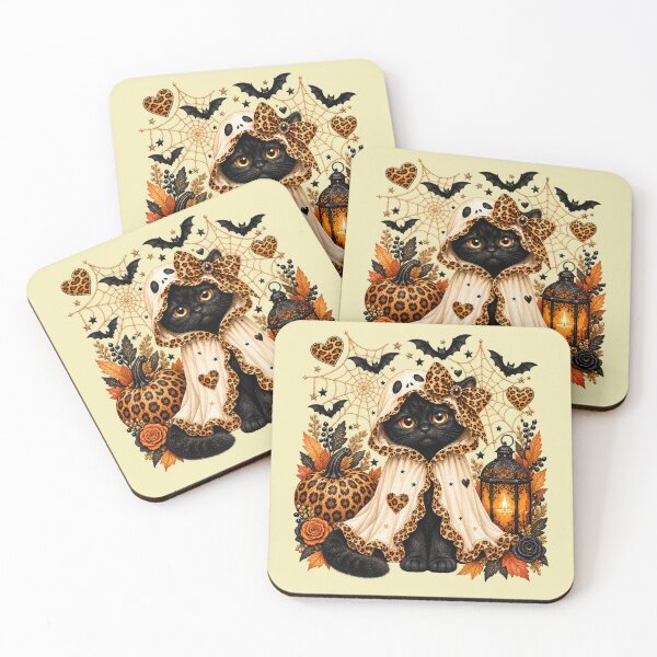 Item preview, halloween cat funny halloween cat black boo designed and sold by Starry Night Creative Art.