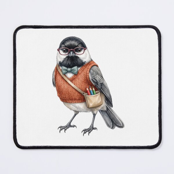 Item preview, Wise Chickadee Teacher Vest designed and sold by Roy & Tiffany.