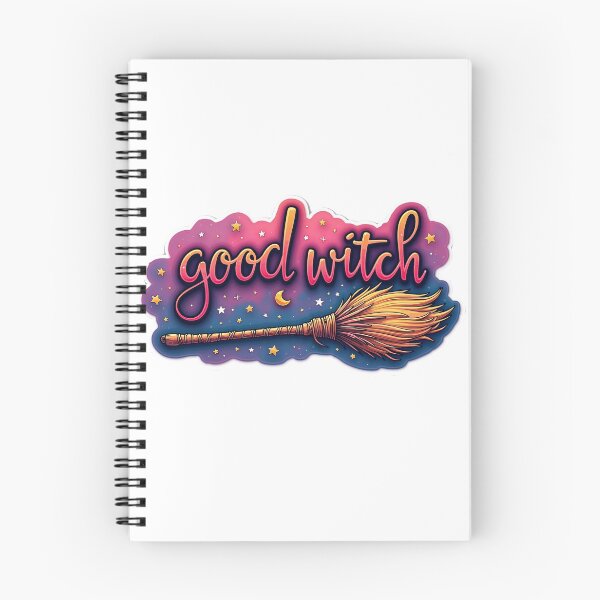 Item preview, good witch. quote with broom designed and sold by GennyBunny.