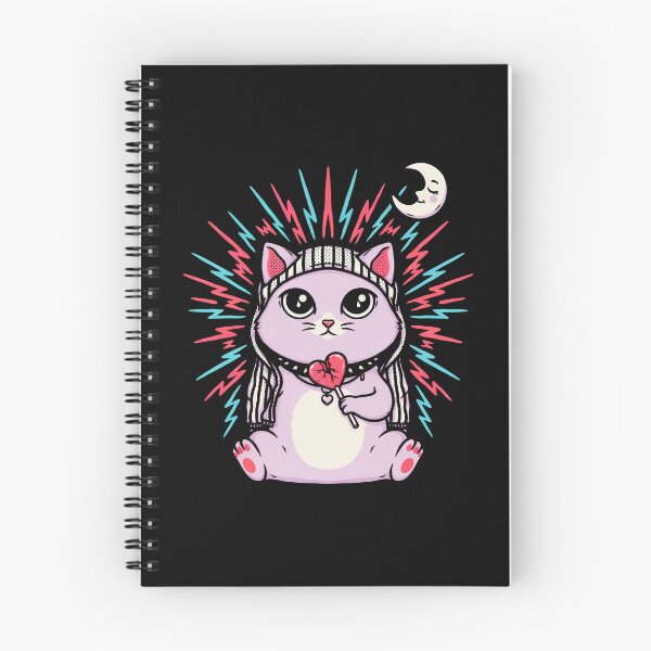 Item preview, Cute Emo Cat Pastel Goth Scene Kid Gift designed and sold by Say It With Ink.