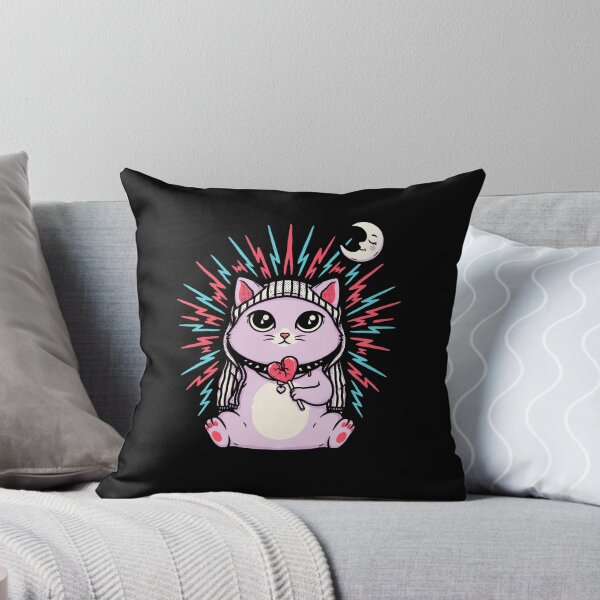 Item preview, Cute Emo Cat Pastel Goth Scene Kid Gift designed and sold by Say It With Ink.
