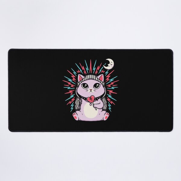 Item preview, Cute Emo Cat Pastel Goth Scene Kid Gift designed and sold by Say It With Ink.