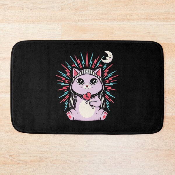 Item preview, Cute Emo Cat Pastel Goth Scene Kid Gift designed and sold by Say It With Ink.