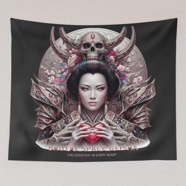 Item preview, Gothic Geisha Holding Crystal Heart   designed and sold by Voodoo Store Paranormal Collections.