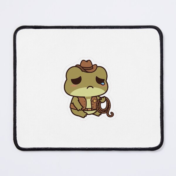 Item preview, Sad Cowboy Frog - Western Kawaii Frog Art designed and sold by FBA.