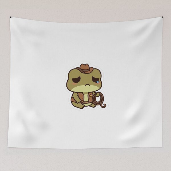 Item preview, Sad Cowboy Frog - Western Kawaii Frog Art designed and sold by FBA.