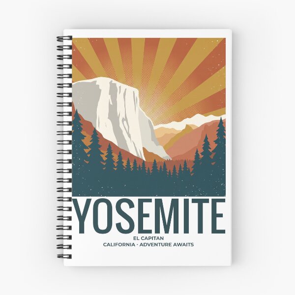 Item preview, Vintage Yosemite National Park El Capitan Art designed and sold by AKDesign26.