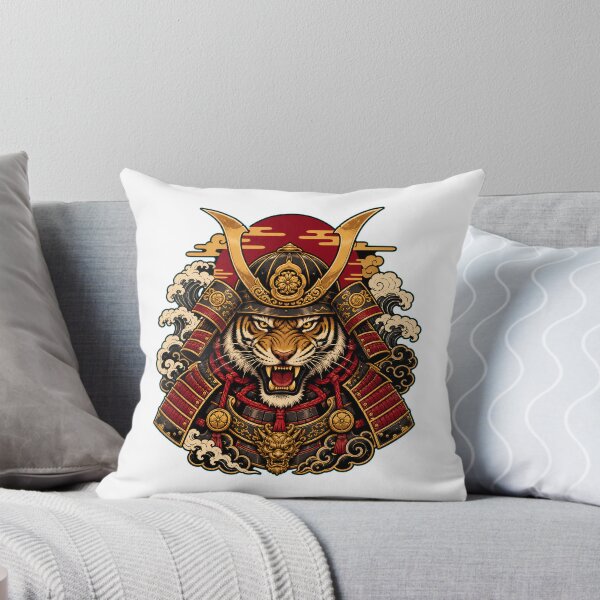 Item preview, Samurai Tiger Warrior – Japanese Streetwear Art designed and sold by ArtsAmaze.
