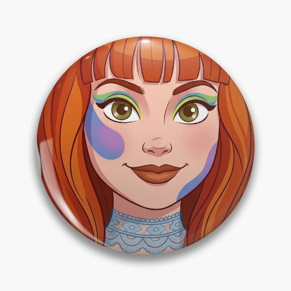 Item preview, Redhair Girl Colorful Makeup Portrait designed and sold by SofiaByCruti.