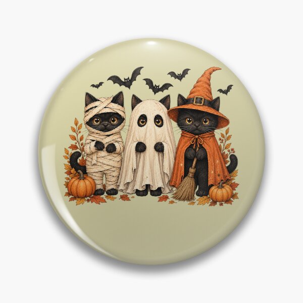 Item preview, halloween cat funny halloween cat black boojee designed and sold by Starry Night Creative Art.