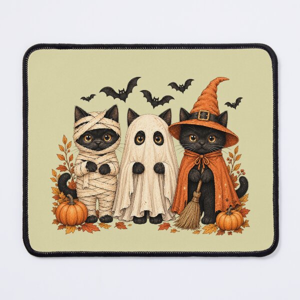 Item preview, halloween cat funny halloween cat black boojee designed and sold by Starry Night Creative Art.
