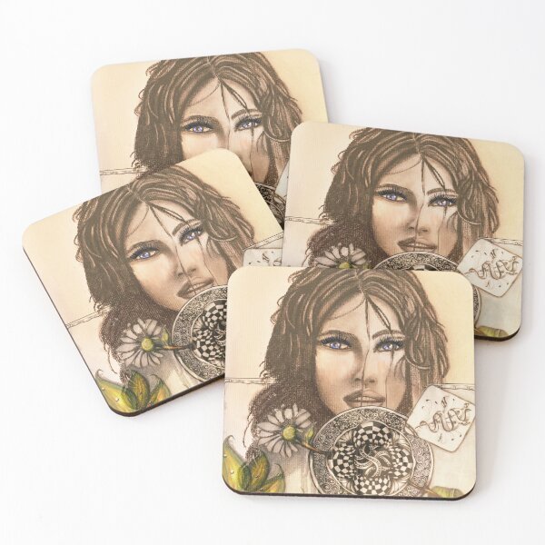 Item preview, Intricate Fantasy Zentangle Inspired Portrait designed and sold by LorieFossaArt.