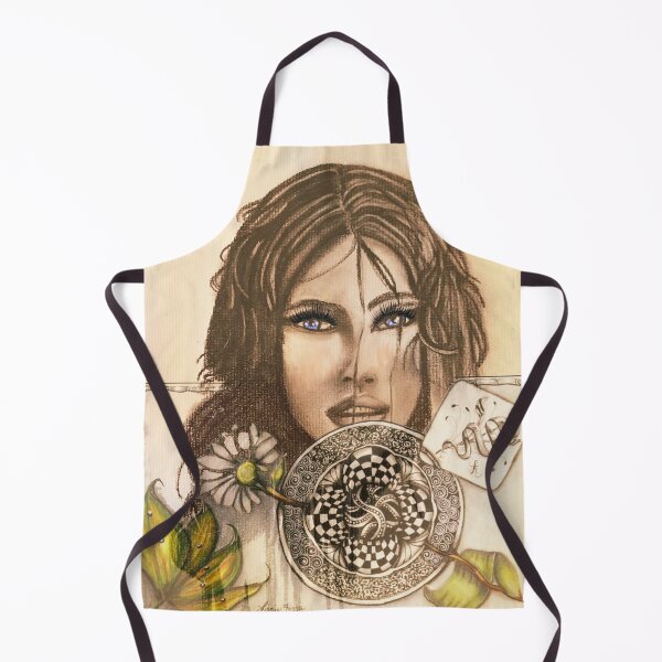 Item preview, Intricate Fantasy Zentangle Inspired Portrait designed and sold by LorieFossaArt.