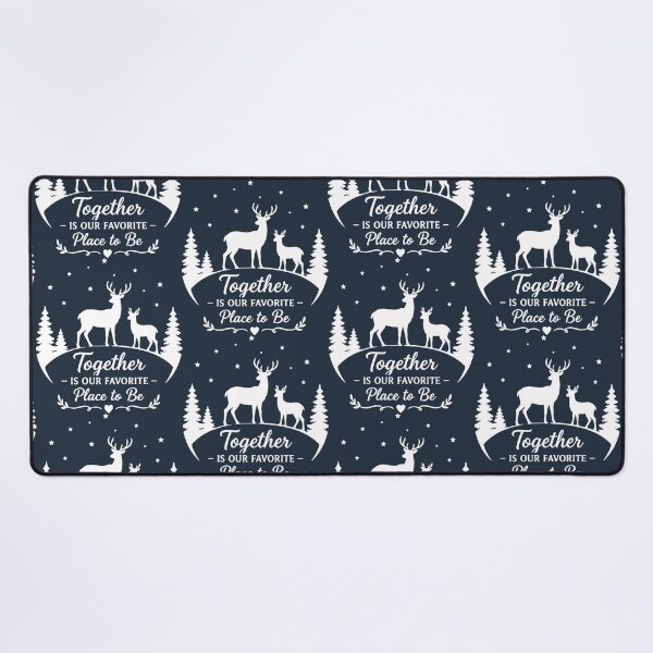 Item preview, Together Is Our Favorite Place to Be – Festive Holiday Art designed and sold by Tklezardesigns.
