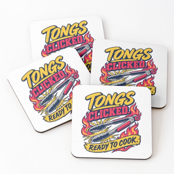 Item preview, Tongs Clicked Ready To Cook - Funny Grilling Humor designed and sold by PWD-Design.