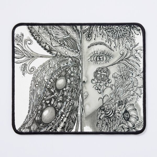 Item preview, Zentangle Fantasy Art -  Intricate Butterfly Wing  designed and sold by LorieFossaArt.