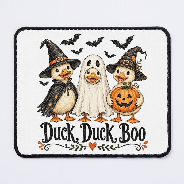 Item preview, duck halloween boo funny halloween designed and sold by Starry Night Creative Art.