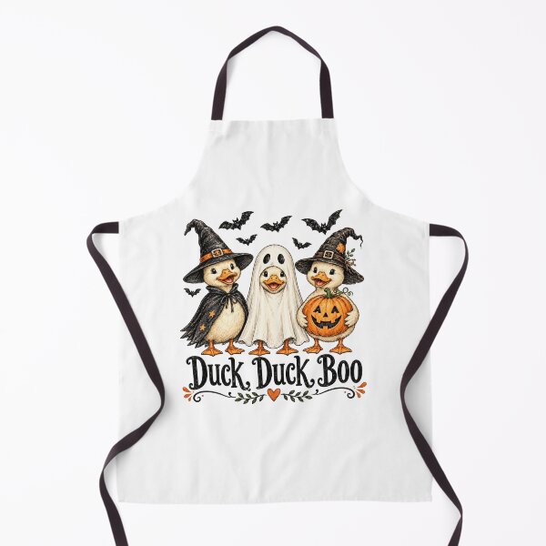 Item preview, duck halloween boo funny halloween designed and sold by Starry Night Creative Art.