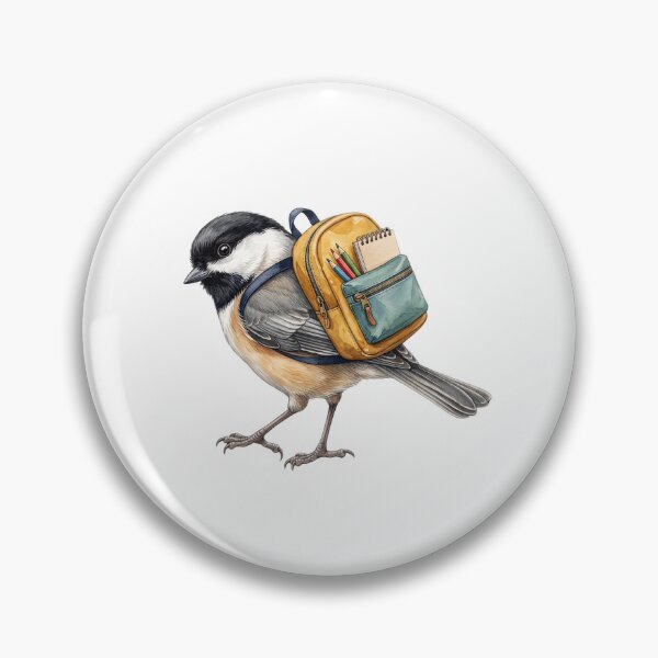 Item preview, Sweet Chickadee School Backpack designed and sold by Roy & Tiffany.