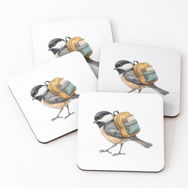 Item preview, Sweet Chickadee School Backpack designed and sold by Roy & Tiffany.