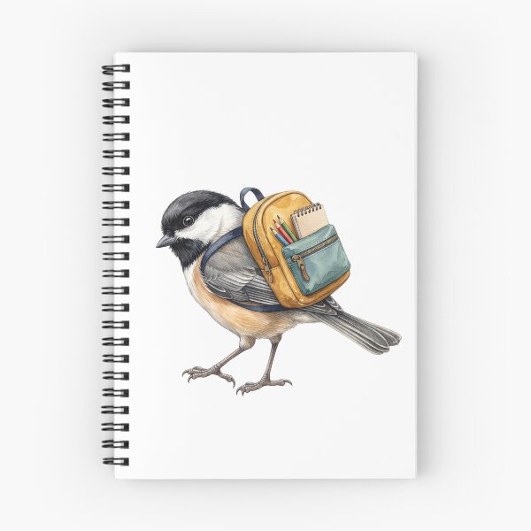 Item preview, Sweet Chickadee School Backpack designed and sold by Roy & Tiffany.