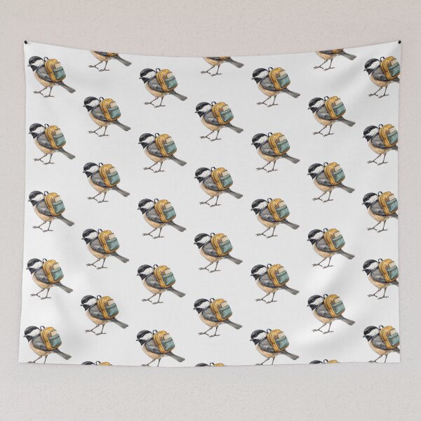 Item preview, Sweet Chickadee School Backpack designed and sold by Roy & Tiffany.