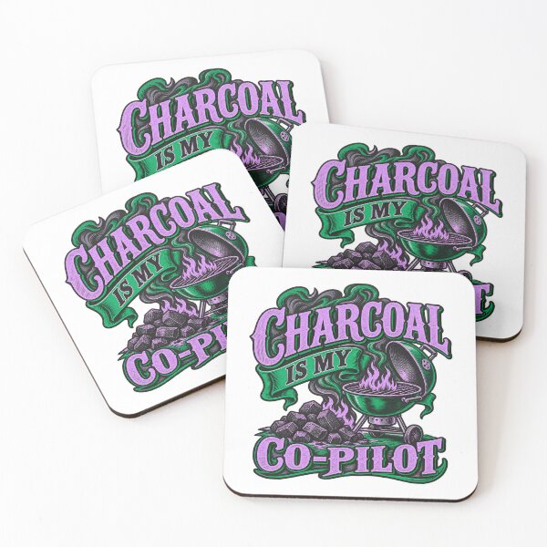 Item preview, Charcoal Is My Co Pilot - Funny Charcoal BBQ designed and sold by PWD-Design.