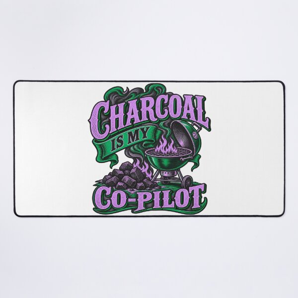 Item preview, Charcoal Is My Co Pilot - Funny Charcoal BBQ designed and sold by PWD-Design.
